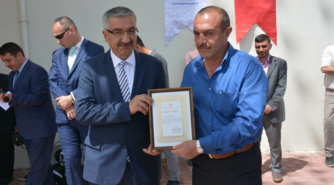 YATILI ERKEK KUR’AN KURSU TÖRENLE HİZMETE AÇILDI